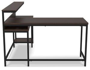 Camiburg Home Office L-Desk with Storage - 46 Furniture and Mattress Gallery