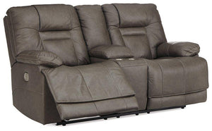 Wurstrow Power Reclining Loveseat with Console - 46 Furniture and Mattress Gallery