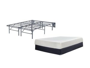 10 Inch Chime Memory Foam Mattress Set - 46 Furniture and Mattress Gallery