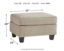 Load image into Gallery viewer, Abney Ottoman - 46 Furniture and Mattress Gallery
