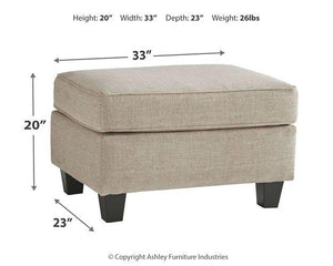 Abney Ottoman - 46 Furniture and Mattress Gallery