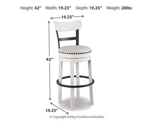 Valebeck Bar Height Bar Stool - 46 Furniture and Mattress Gallery