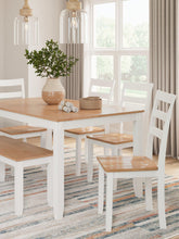 Load image into Gallery viewer, Gesthaven Dining Table with 4 Chairs and Bench (Set of 6) - 46 Furniture and Mattress Gallery
