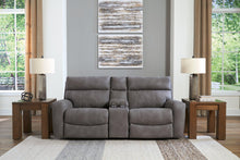 Load image into Gallery viewer, Next-Gen DuraPella Power Reclining Sectional Loveseat with Console - 46 Furniture and Mattress Gallery
