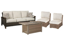 Load image into Gallery viewer, Beachcroft Outdoor Sofa, Lounge Chairs and Fire Pit - 46 Furniture and Mattress Gallery

