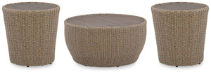 Danson Outdoor Occasional Table Set - 46 Furniture and Mattress Gallery