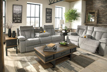 Load image into Gallery viewer, Mitchiner Reclining Sofa with Drop Down Table - 46 Furniture and Mattress Gallery
