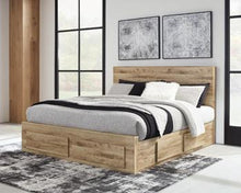 Load image into Gallery viewer, Hyanna Panel Storage Bed with 2 Under Bed Storage Drawer - 46 Furniture and Mattress Gallery
