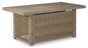Beachcroft Outdoor Sofa, Lounge Chairs and Fire Pit - 46 Furniture and Mattress Gallery