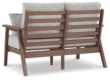 Load image into Gallery viewer, Emmeline Outdoor Loveseat with Cushion - 46 Furniture and Mattress Gallery
