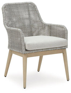 Seton Creek Outdoor Dining Arm Chair (Set of 2) - 46 Furniture and Mattress Gallery