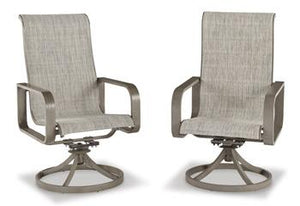 Beach Front Sling Swivel Chair (Set of 2) - 46 Furniture and Mattress Gallery