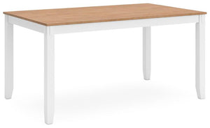 Gesthaven Dining Table with 4 Chairs and Bench (Set of 6) - 46 Furniture and Mattress Gallery