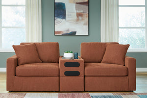 Modmax Sectional Loveseat with Audio System - 46 Furniture and Mattress Gallery