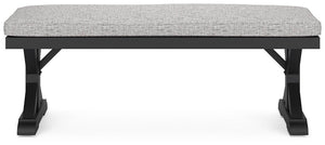 Beachcroft Outdoor Bench with Cushion - 46 Furniture and Mattress Gallery