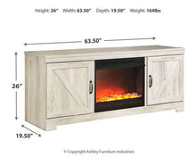 Load image into Gallery viewer, Bellaby 63&quot; TV Stand with Fireplace - 46 Furniture and Mattress Gallery
