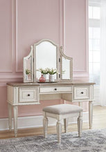 Load image into Gallery viewer, Realyn Vanity and Mirror with Stool - 46 Furniture and Mattress Gallery
