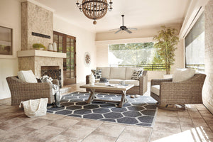 Beachcroft Outdoor Conversation Set - 46 Furniture and Mattress Gallery