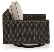 Load image into Gallery viewer, Coastline Bay Outdoor Swivel Lounge with Cushion - 46 Furniture and Mattress Gallery
