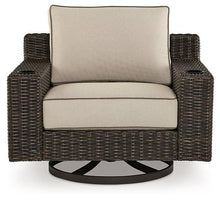 Load image into Gallery viewer, Coastline Bay Outdoor Swivel Lounge with Cushion - 46 Furniture and Mattress Gallery
