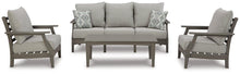 Load image into Gallery viewer, Visola Outdoor Sofa Conversation Set - 46 Furniture and Mattress Gallery
