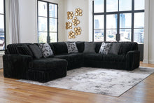 Load image into Gallery viewer, Midnight-Madness Sectional with Chaise - 46 Furniture and Mattress Gallery
