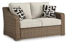 Load image into Gallery viewer, Beachcroft Outdoor Loveseat with Cushion - 46 Furniture and Mattress Gallery
