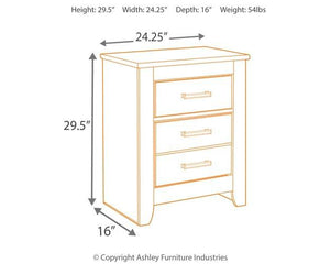 Brinxton Nightstand - 46 Furniture and Mattress Gallery