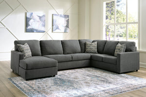 Edenfield 3-Piece Sectional with Chaise - 46 Furniture and Mattress Gallery