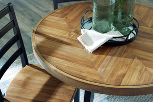 Blondon Dining Table and 4 Chairs (Set of 5) - 46 Furniture and Mattress Gallery