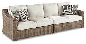 Beachcroft 2-Piece Outdoor Loveseat with Cushion - 46 Furniture and Mattress Gallery