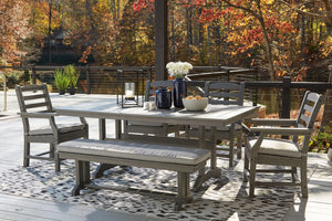 Visola Outdoor Dining Set - 46 Furniture and Mattress Gallery