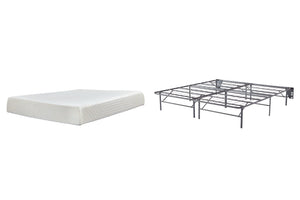 10 Inch Chime Memory Foam Mattress Set - 46 Furniture and Mattress Gallery