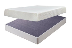 10 Inch Chime Memory Foam Mattress Set - 46 Furniture and Mattress Gallery