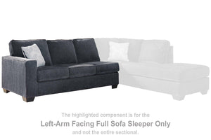Altari 2-Piece Sleeper Sectional with Chaise - 46 Furniture and Mattress Gallery