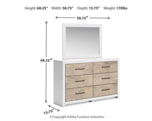 Load image into Gallery viewer, Charbitt Dresser and Mirror - 46 Furniture and Mattress Gallery

