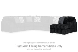 Midnight-Madness Sectional Sofa with Chaise - 46 Furniture and Mattress Gallery