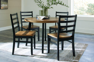 Blondon Dining Table and 4 Chairs (Set of 5) - 46 Furniture and Mattress Gallery