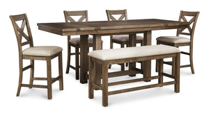 Moriville Counter Height Dining Extension Table - 46 Furniture and Mattress Gallery