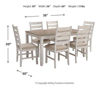 Load image into Gallery viewer, Skempton Dining Table and Chairs (Set of 7) - 46 Furniture and Mattress Gallery
