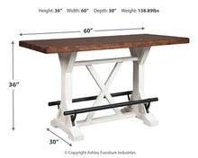 Load image into Gallery viewer, Valebeck Counter Height Dining Table - 46 Furniture and Mattress Gallery
