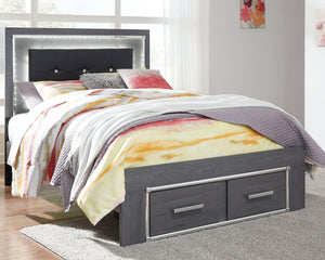 Lodanna Bed with 2 Storage Drawers - 46 Furniture and Mattress Gallery