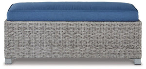 Naples Beach Outdoor Bench with Cushion - 46 Furniture and Mattress Gallery