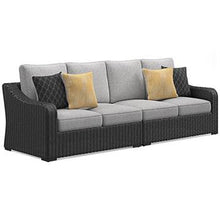 Load image into Gallery viewer, Beachcroft 2-Piece Outdoor Loveseat with Cushion - 46 Furniture and Mattress Gallery
