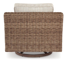 Load image into Gallery viewer, Beachcroft Outdoor Swivel Lounge with Cushion - 46 Furniture and Mattress Gallery
