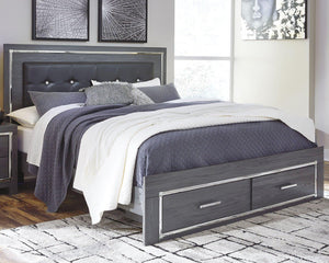 Lodanna Bed with 2 Storage Drawers - 46 Furniture and Mattress Gallery