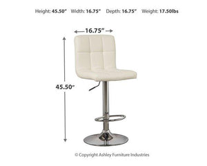 Bellatier Adjustable Height Bar Stool - 46 Furniture and Mattress Gallery