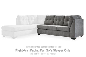 Marleton 2-Piece Sleeper Sectional with Chaise - 46 Furniture and Mattress Gallery