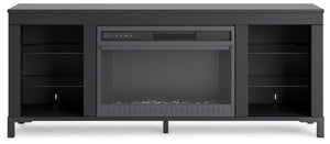 Cayberry 3-Piece Entertainment Center with Electric Fireplace - 46 Furniture and Mattress Gallery