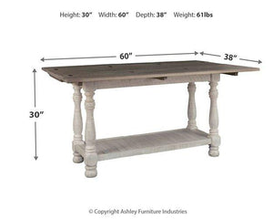 Havalance Sofa/Console Table - 46 Furniture and Mattress Gallery